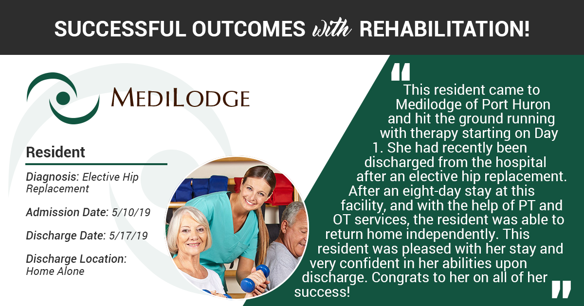 Resident's success story